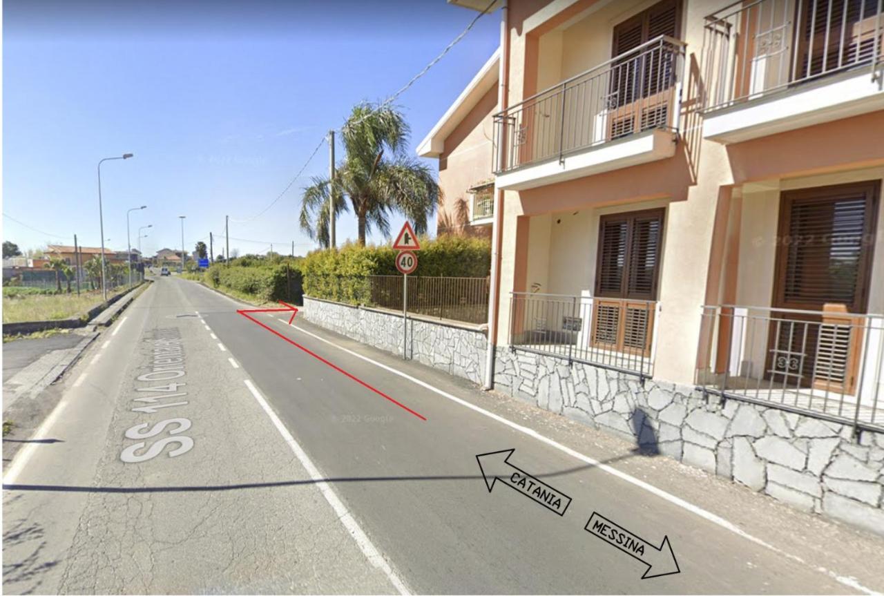 Ferienwohnung Yellow House Fiumefreddo di Sicilia Exterior foto